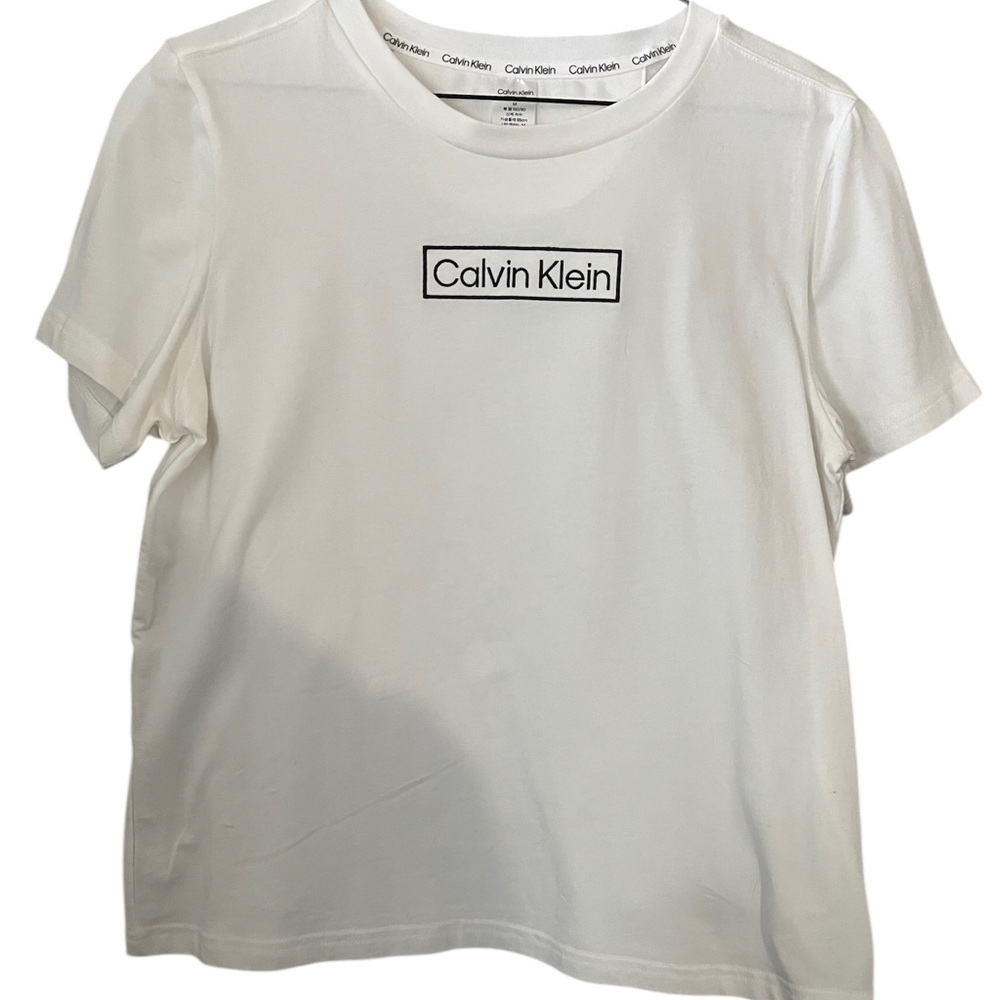 Calvin Klein White Sleepshirt Medium